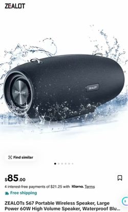 Zealot s67  portable Bluetooth speaker