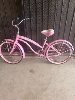 Pink Women's Beach Cruiser Bicycle