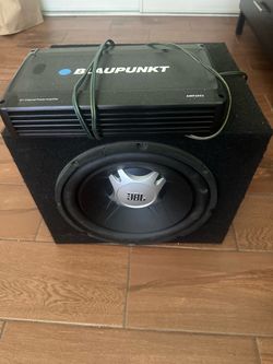 Blaupunkt AMP & JBL subwoofer