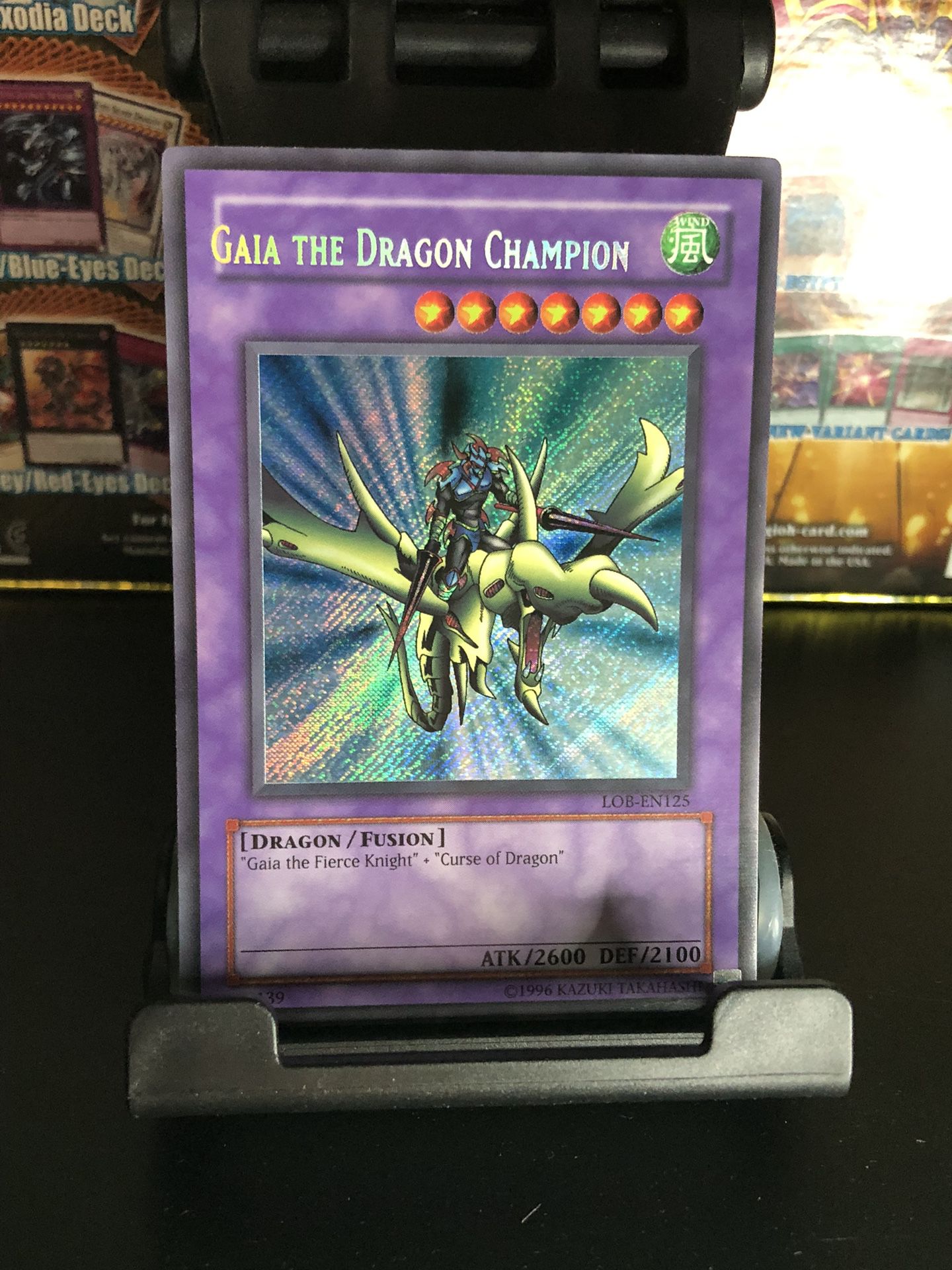 Yugioh Gaia The Dragon Champion LOB Unlimited