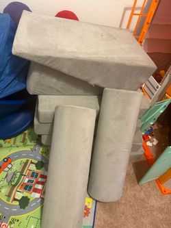Kids Foam Couch Cushion Play Set