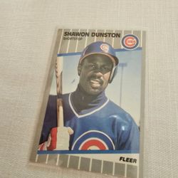 Chicago Cubs Shawon Dunston Baseball Cards