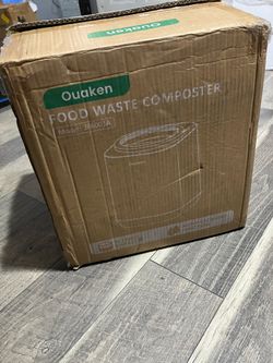 Ouaken Electric Composter For Kitchen 4L Smart Countertop Compost Bin Odorless Low Noise No Leaking Turn Food Waste Into F