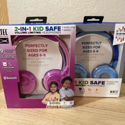 Alec 2 In 1 Kid Safe Headphones
