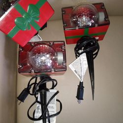 3 Winter Snowflake Projection Lights