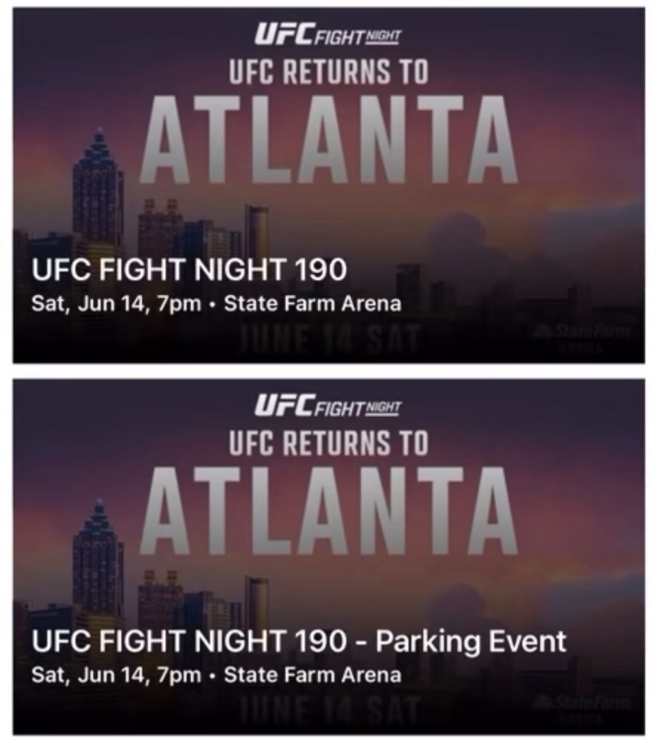 UFC Tix