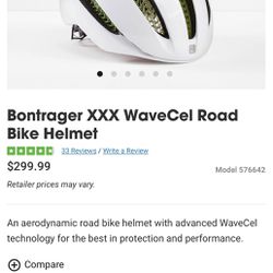 Bontrager XXX WaveCel Road Bike Helmet Sz M