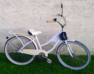 Women's huffy nel Lusso 26" Beach Cruiser bike bicicleta basket