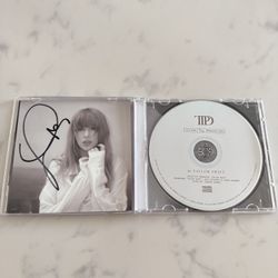 Taylor Swift The Tortured Poets Department CD + Signed Manuscript WITH HEART ❤️ And No ♡