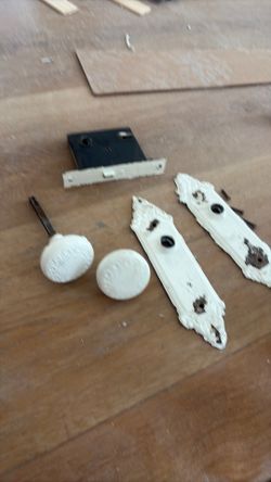 Antique door knobs