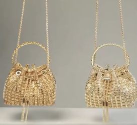 Beautiful Golden Clutch Bag For Party