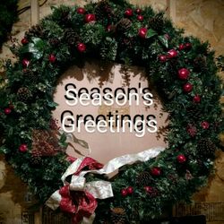 gigantic elegant Christmas wreath! 