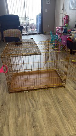 Slightly used dog kennel