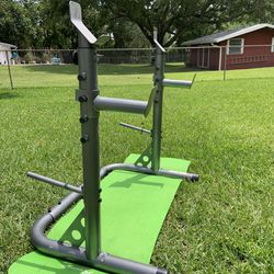 Olympic Workout Squat Rack- Fully Adjustable 