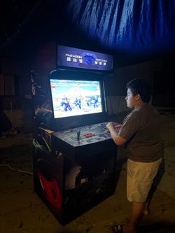 Upright Arcade Cabinet with Fighting Game 500 games