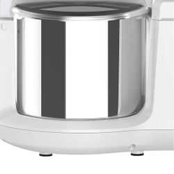 ULTRA Mini Table Top 1.25L Wet Grinder with Atta Kneader, 110-volt (New Model), white, 1.25-Liter