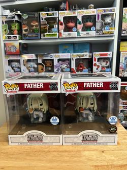 IN HAND CHASE BUNDLE GLOW EXCLUSIVE Father FullMetal Alchemist Funko Pop #1585