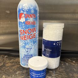 Like New Only Used Once Spray Snow For Crafting Diamond Dust And Fake Snow Holiday Christmas