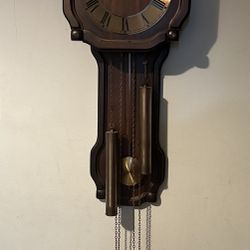 Vintage Hermle Pendulum Wall Clock 