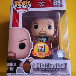 Funko Pop! WWE Stone Cold Steve Austin #89 7 11 7-11 Seven Eleven Austin 316  Wwf Titles Belt Belts