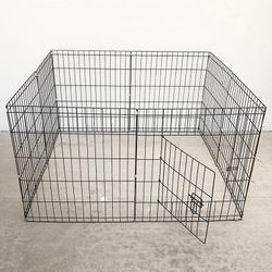 New in box $39 Foldable 24” Tall x 24” Wide x 8-Panel Pet Playpen Dog Crate Metal Fence Exercise Cage 