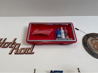 Beer sign with lights