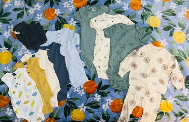 Baby Boy Onesie & Clothing Bundle
