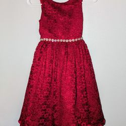 GIRLS RED DRESS