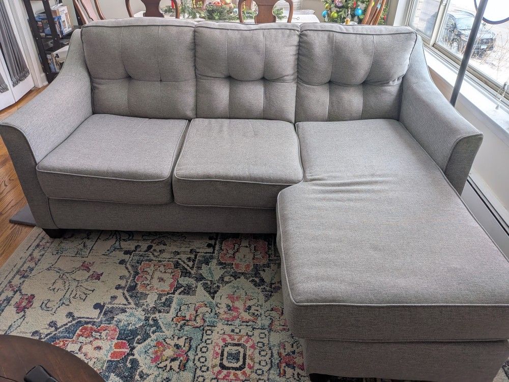 Free Light Gray Couch With Chaise