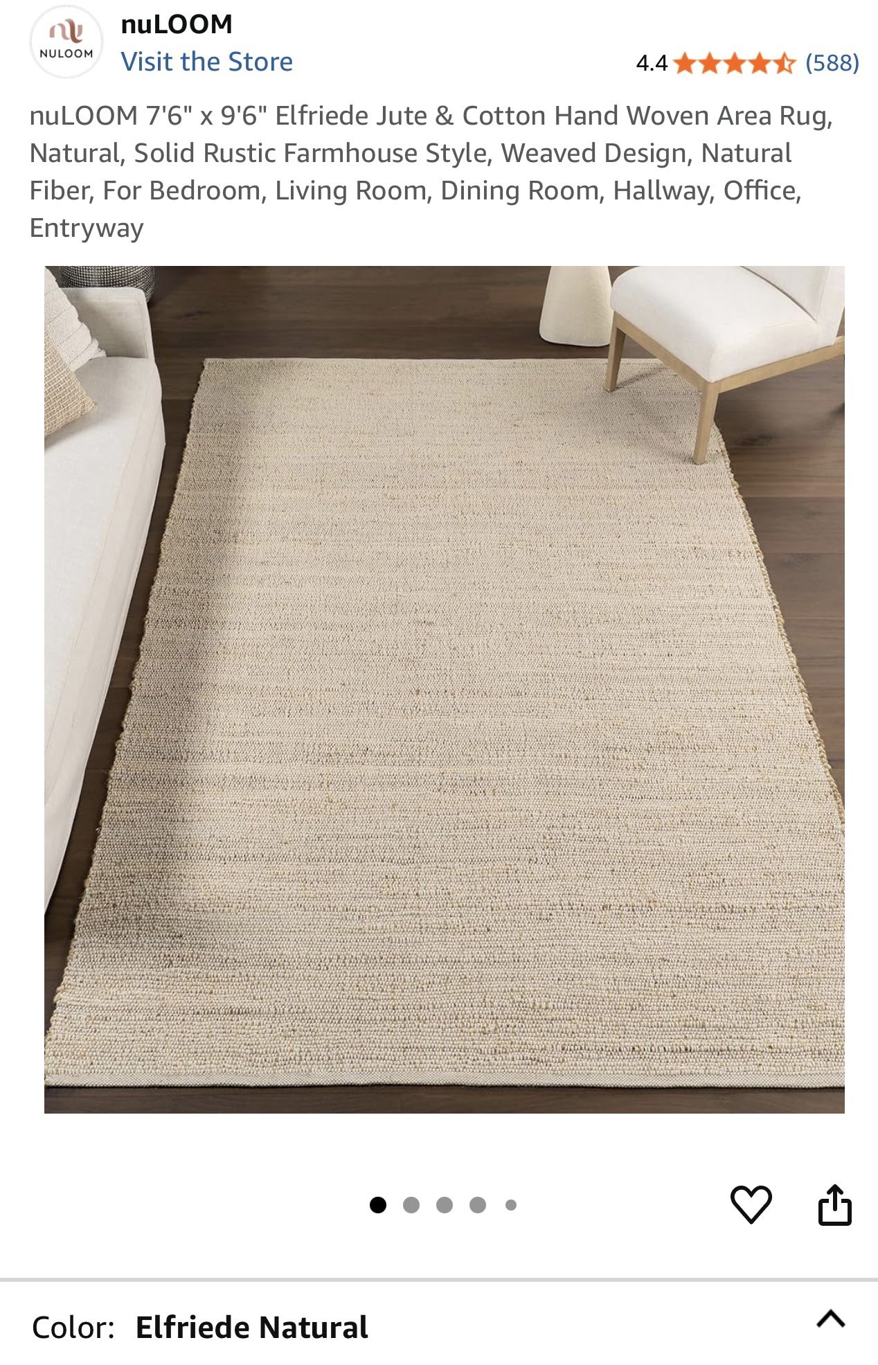 8X10 Neutral Boho Rug