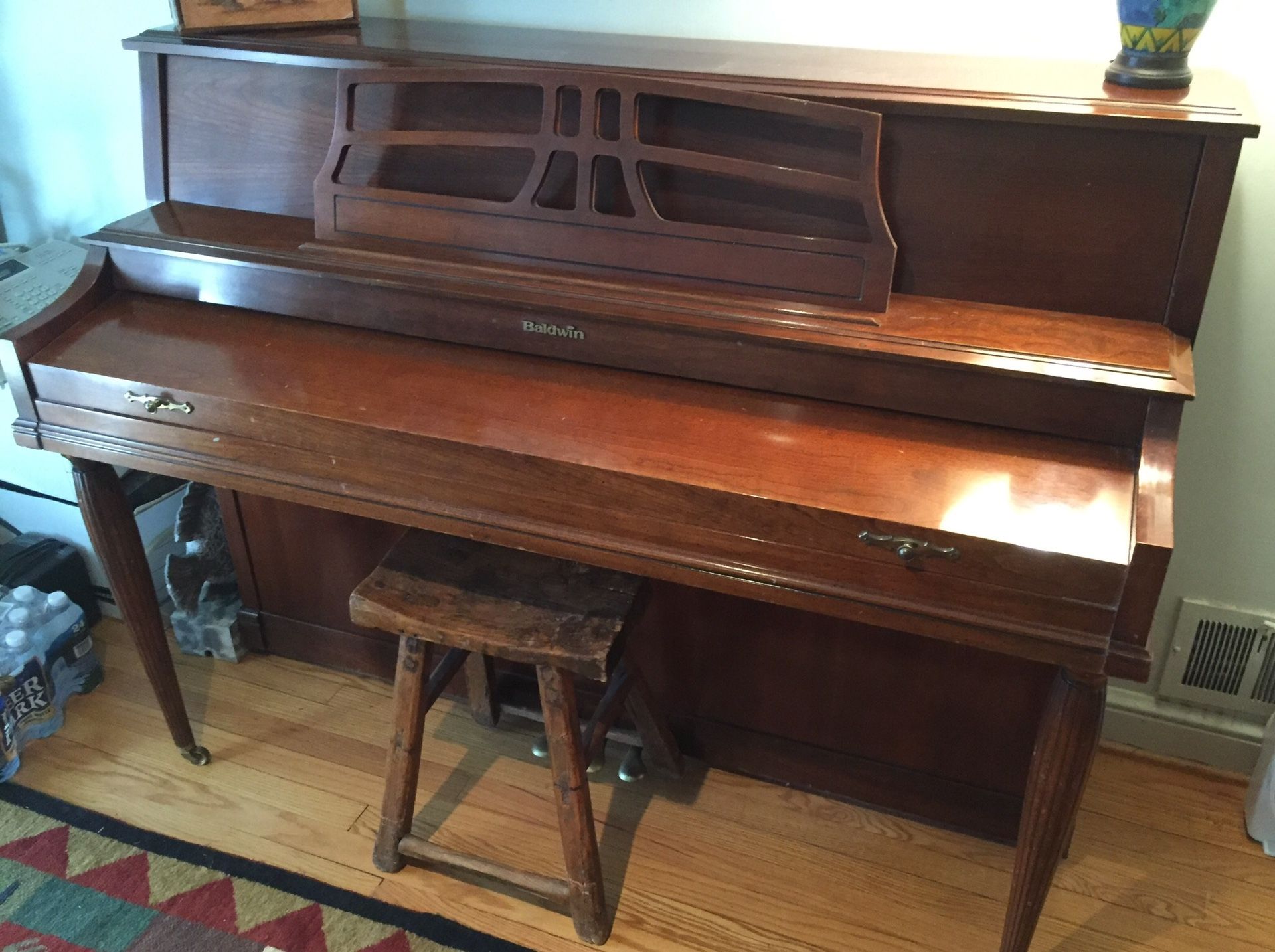 Baldwin Cherry piano. We moved and brought the piano with us, but it's time to sell. Great time to focus on learning to play while stuck indoors.