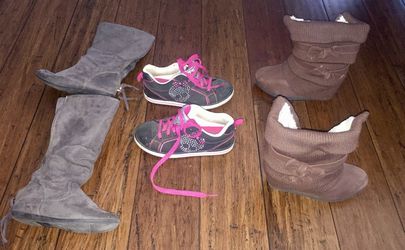 GIRLS SHOES BOOTS ***