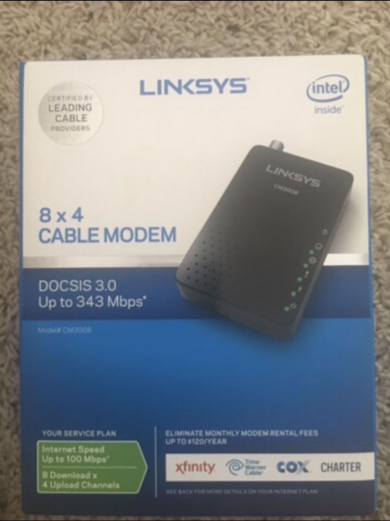 Linksys DOCSIS 3.0 8x4 Cable Modem