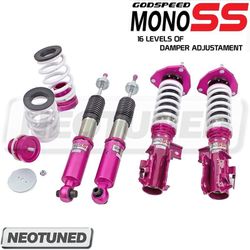 GODSPEED MSS0115 MONOSS DAMPER LOWERING COILOVERS KIT SPRING SHOCK STRUT SUSPENSION FOR TOYOTA PRIUS (W30) 2010-15