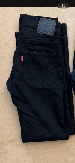 BOYS LEVIS SLIM FIT 511 BLACK SZ 14 27”x27 PREOWNED