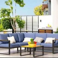Aluminum patio set aluminum outdoor furniture brand new in the box aluminum outdoor sofa patio set aluminum 🆕🚎🆕