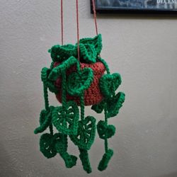 Handmade Crochet Potted Plant