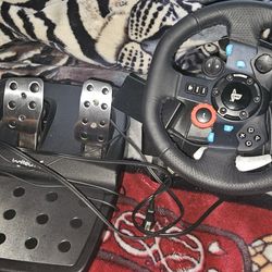 Logitech G29 Racing Steering Wheel And Pedals