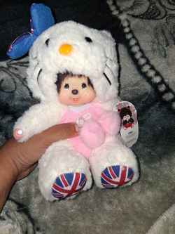 Monchichi Hello Kitty 