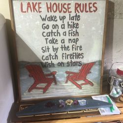 Lake house Rules Decor