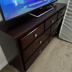 Brown Dresser & Tv Stand For $400