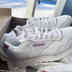 Reebok Glide Women's White Rose Gold Running Shoes