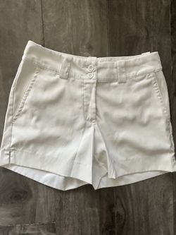 White Golf Shorts