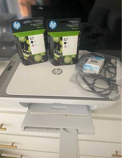 HP Color Printer and Scanner  + Ink included