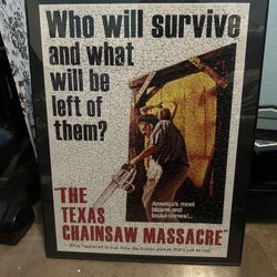 Texas Chainsaw Massacre Poster/Puzzle