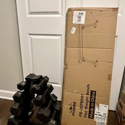 Dumbbells And Bench Set