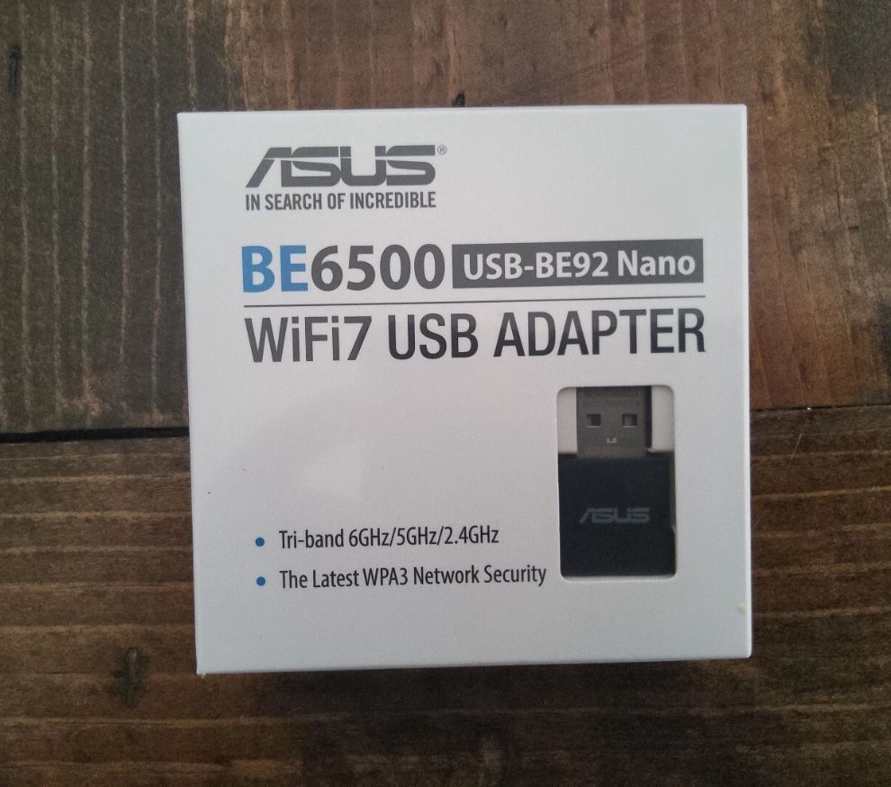 ASUS BE6500 USB-BE92 Nano WiFi7 USB Adapter