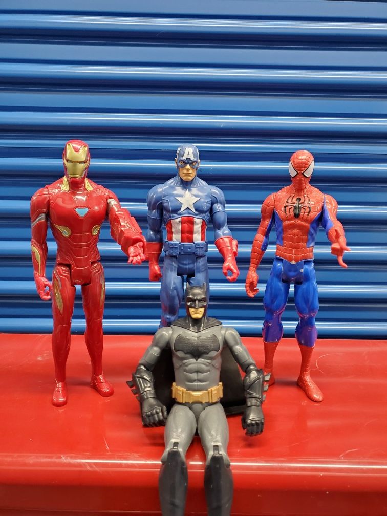 Superhero action figures