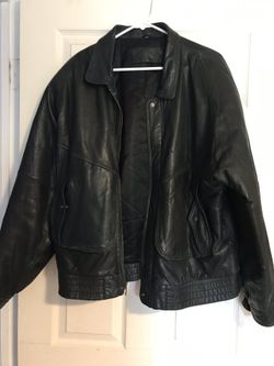 Mirage Man’s Black Leather Coat