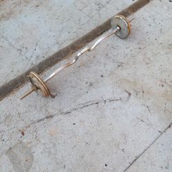 Curl Bar And Weights